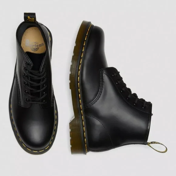 101 Yellow Stitch Smooth Leather Ankle Boot - Picture 5 of 8